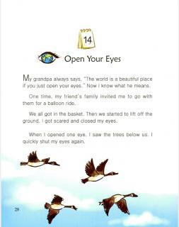 one story a day一天一个英文故事-1.14 Open your Eyes