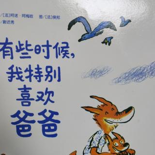 《有些时候，我特别喜欢爸爸》绘本故事