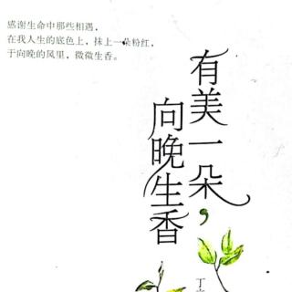 有美一朵，向晚生香——草木有本心（孩子篇）