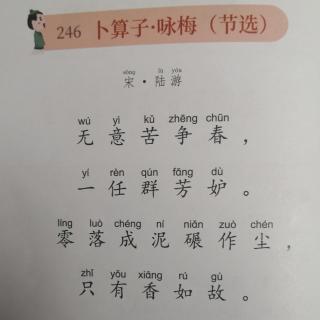 170.卜算子•咏梅