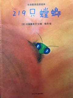 陪平安讲故事1909《219只螳螂》