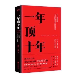 《一年顶十年》销售（如何让你的销售能力大幅度提升？）