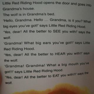 Little Red Riding Hood  译文5