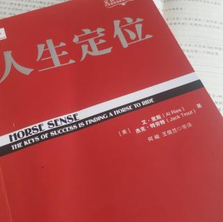 《人生定位》7产品型赛马  如果你找不到产品，那就找出问题来