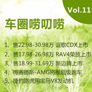 车圈唠叨唠11：陈震撕X雷克萨斯/讴歌CDX上市