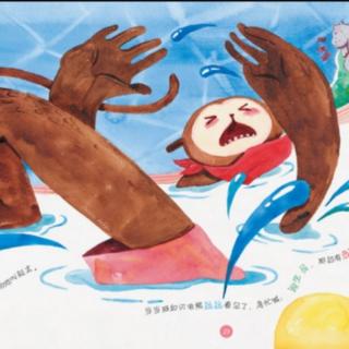 寓言故事83：猴子游泳