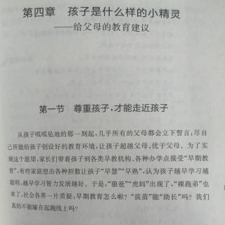 孩子是什么样的小精灵（给父母的教育建议）