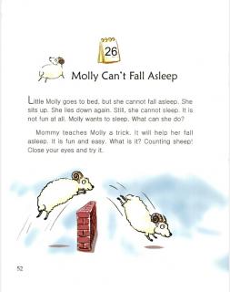 one story a day一天一个英文故事-1.26 Molly Can't Fall Asleep