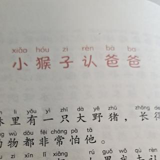 小猴子认爸爸