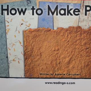 How to make paper