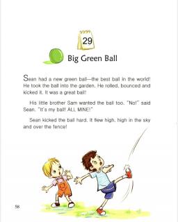 one story a day一天一个英文故事-1.29 Big Green Ball