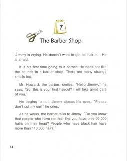 one story a day一天一个英文故事-2.7 The Barber Shop