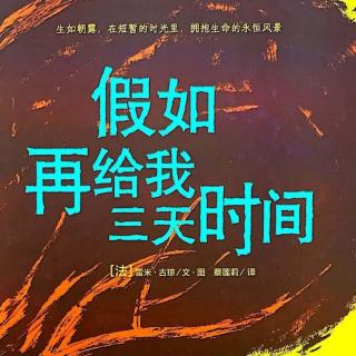 假如再给我三天时间