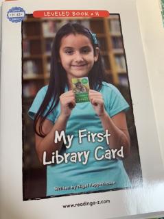 My First Library Card