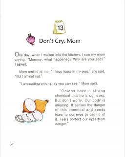 one story a day一天一个英文故事-2.13 Don't Cry， Mom