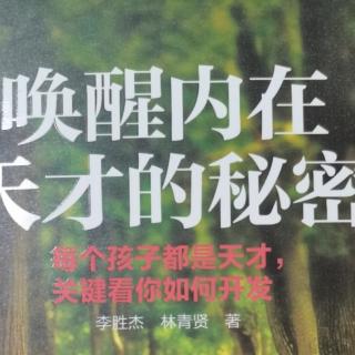 《唤醒内在天才的秘密》3.带着爱观察和发现孩子的天赋