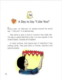 one story a day一天一个英文故事-2.14 A Day to Say"I Like You!"