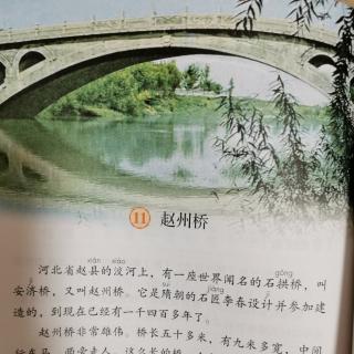 语文三年级下册第11课《赵州桥》