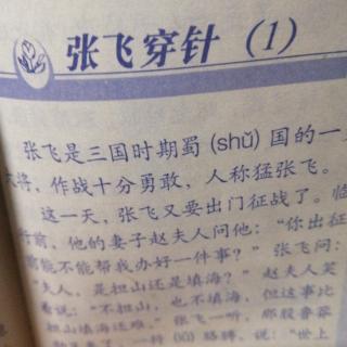 《张飞穿针》