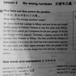 NCE二Lesson2新概念二第5课