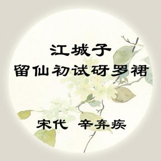 辛弃疾——《江城子·留仙初试砑罗裙》