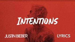 Intensions Justin Bieber