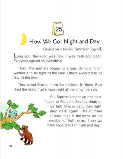 one story a day一天一个英文故事-2.25 How We Got Night and Day