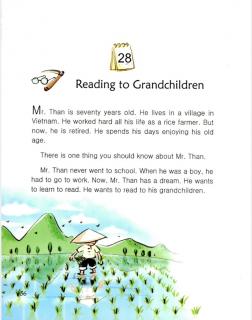 one story a day一天一个英文故事-2.28 Reading to Grandchildren