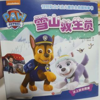 汪汪队故事书《雪山救生员》