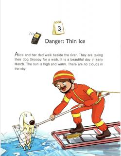 one story a day一天一个英文故事-3.3 Danger： Thin Ice