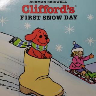 Clifford's first snow day