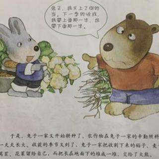 兰若教育睡前故事分享《熊🐻和兔子🐰的故事》