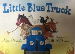 蓝色小卡车 little blue truck（中英）