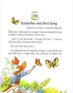 one story a day一天一个英语故事3.10 Butterflies and Birds Song