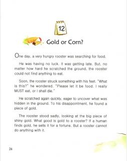 one story a day一天一个英文故事-3.12 Gold or Corn