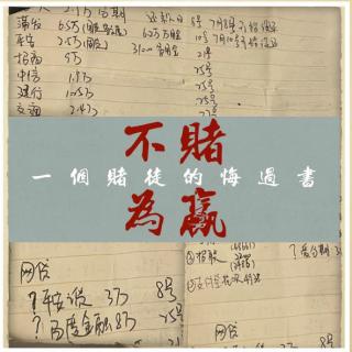 Vol10-不赌为赢（一个赌徒的悔过书）