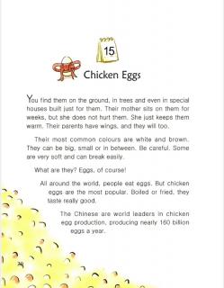 one story a day一天一个英文故事-3.15 Chicken Eggs