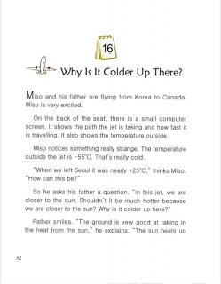 one story a day一天一个英文故事-3.16 Why Is It Colder Up There？