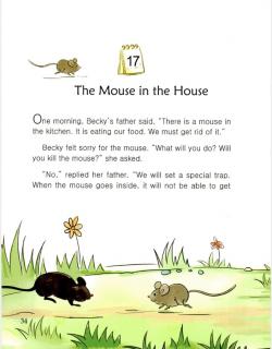 one story a day一天一个英文故事-3.17 The Mouse in the House