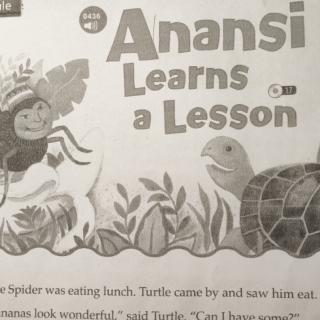 Anansi learns a lesson