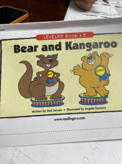 Bear and kangroo