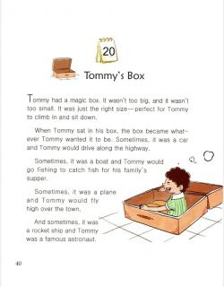 one story a day一天一个英文故事-3.20 Tommy's Box