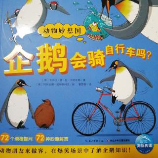 企鹅会骑自行车吗？