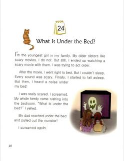 one story a day一天一个英文故事-3.24 What Is Under the Bed？