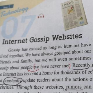 Internet Gossip Website