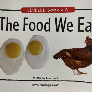 RAZ LevelG 707- The Food We Eat