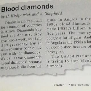 Blood Diamonds - Chapter 1  A front-page story (2)