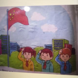 看图写话升国旗图片