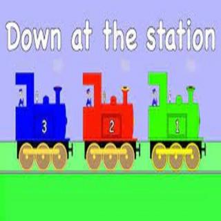 唱童谣 < Down by the Station >