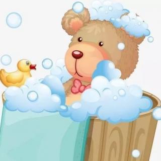 小熊洗澡